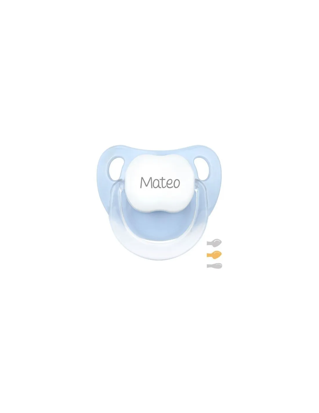 Chupete Baby Personalizado Azul Pastel de Mi Pipo