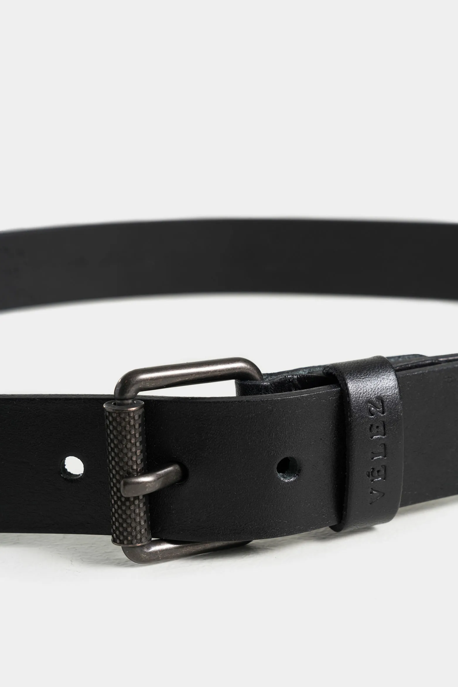Cinturón unifaz oasis de cuero para hombre hebilla coscojo