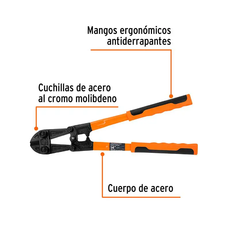 CIZALLA (CORTA PERNOS) PROFESIONALES 14 PULG TRUPER CP14X