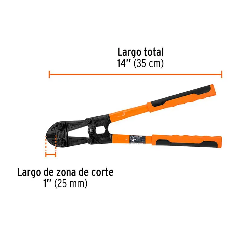 CIZALLA (CORTA PERNOS) PROFESIONALES 14 PULG TRUPER CP14X