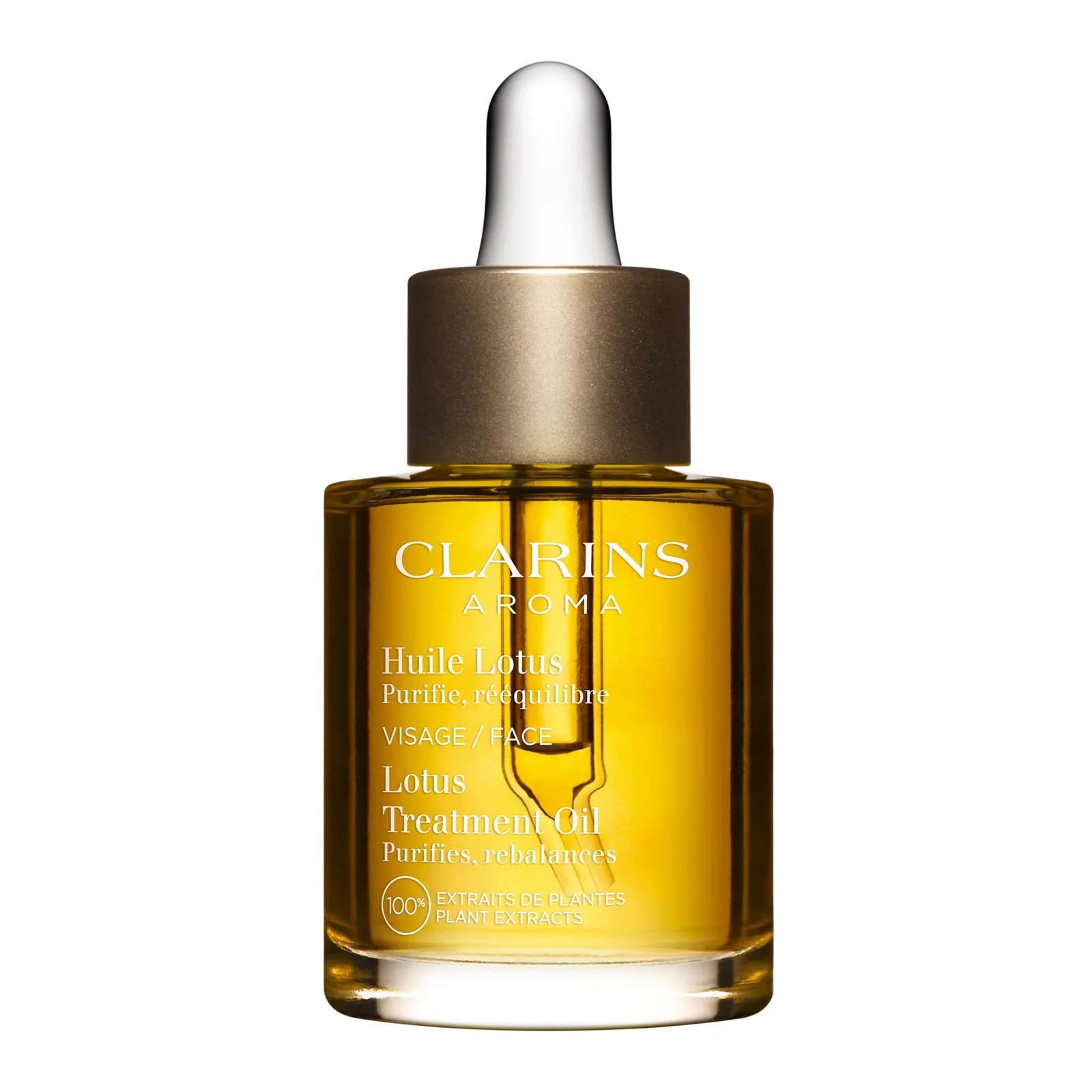CLARINS Aceite de Loto Purifica y reequilibra 100 extractos puros de plantas
