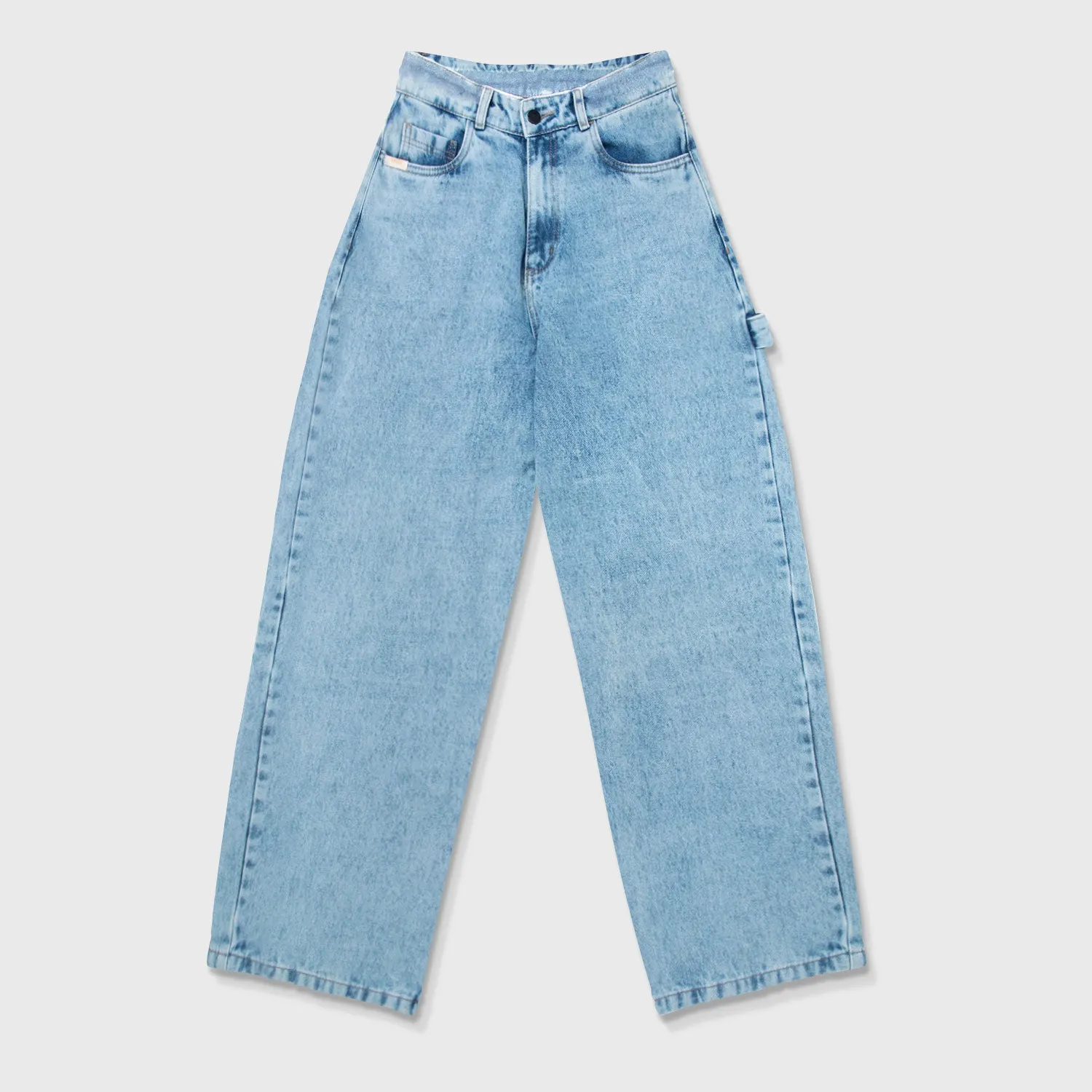 CLASSIC WIDE LEG JEANS  LIGHT BLUE