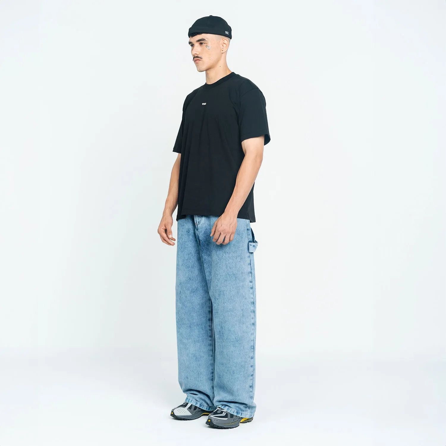 CLASSIC WIDE LEG JEANS  LIGHT BLUE