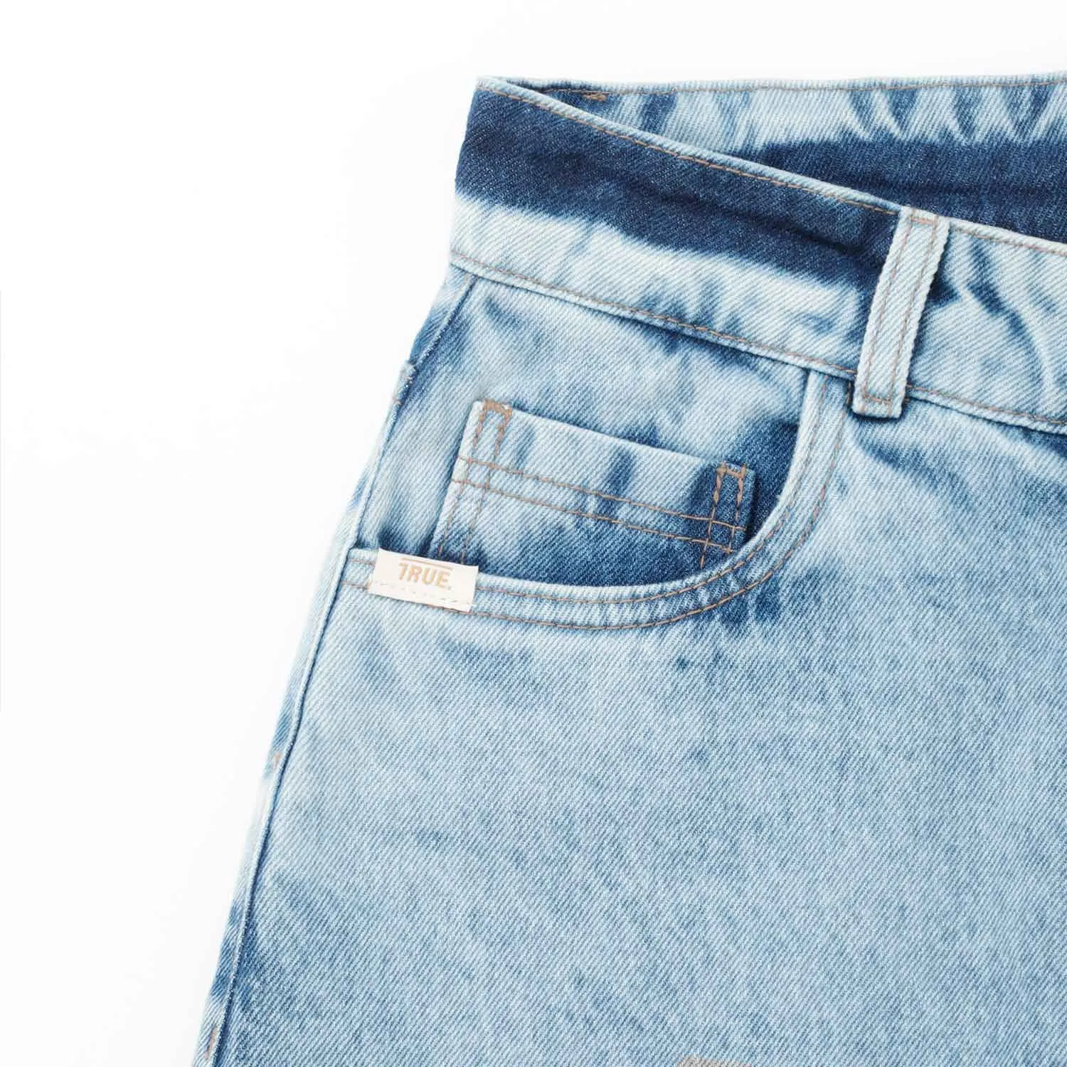 CLASSIC WIDE LEG JEANS  LIGHT BLUE