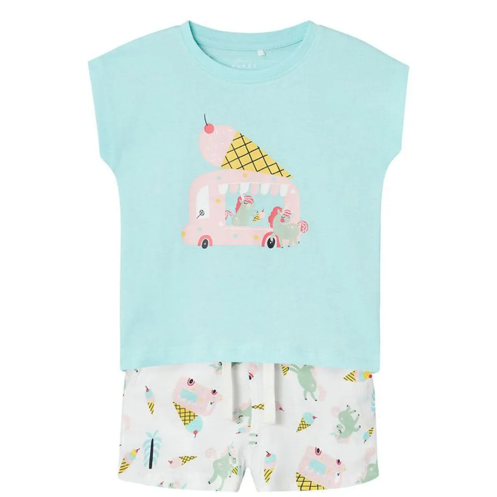 CONJUNTO  DE NIÑOS CAMISETA Y PANTALON NAME IT VIGEA Blue tint.13226173