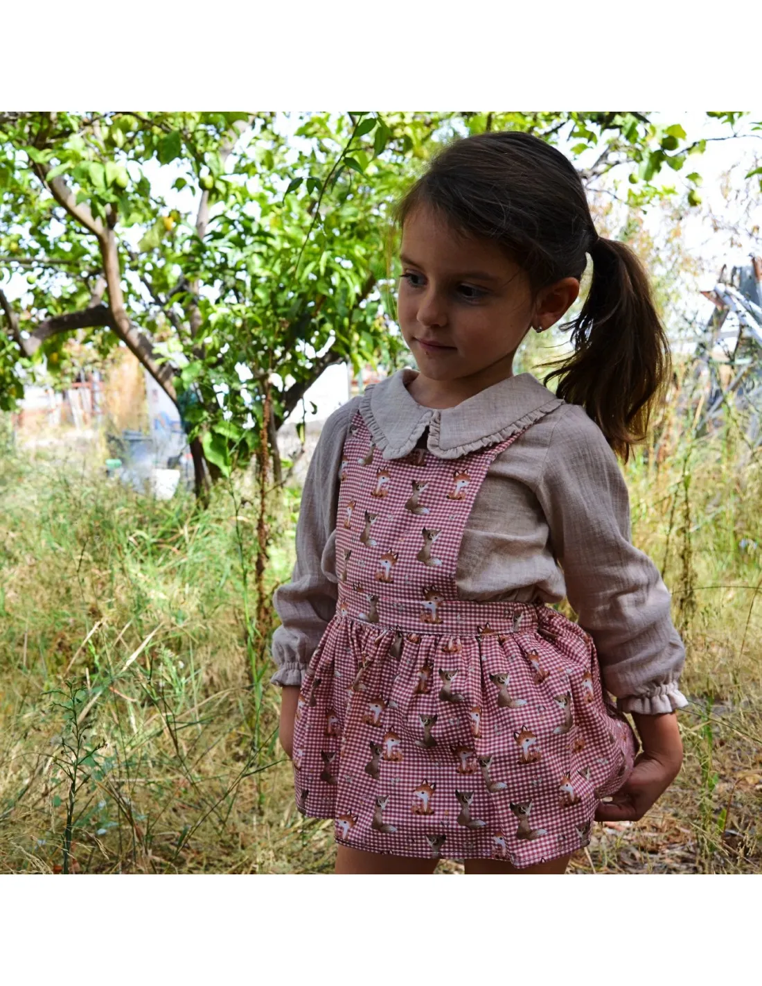 Conjunto niña pichi Fox de Popys invierno