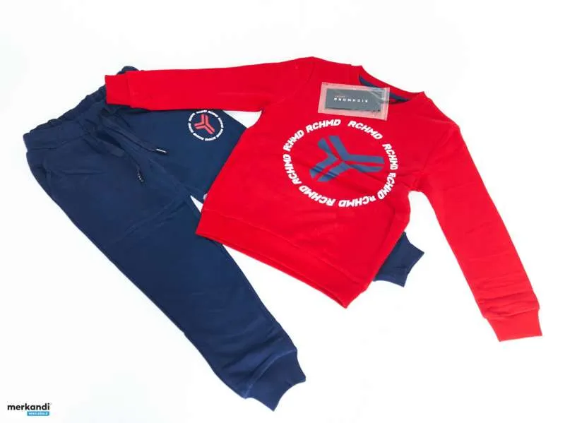 CONJUNTOS DE ROPA DEPORTIVA PARA NIñOS RICHMOND DE ALTA CALIDAD  PAQUETE AL POR MAYOR DE 6 UNIDADES PARA MINORISTAS