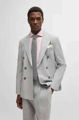 Corbata de cashmere en jacquard de punto