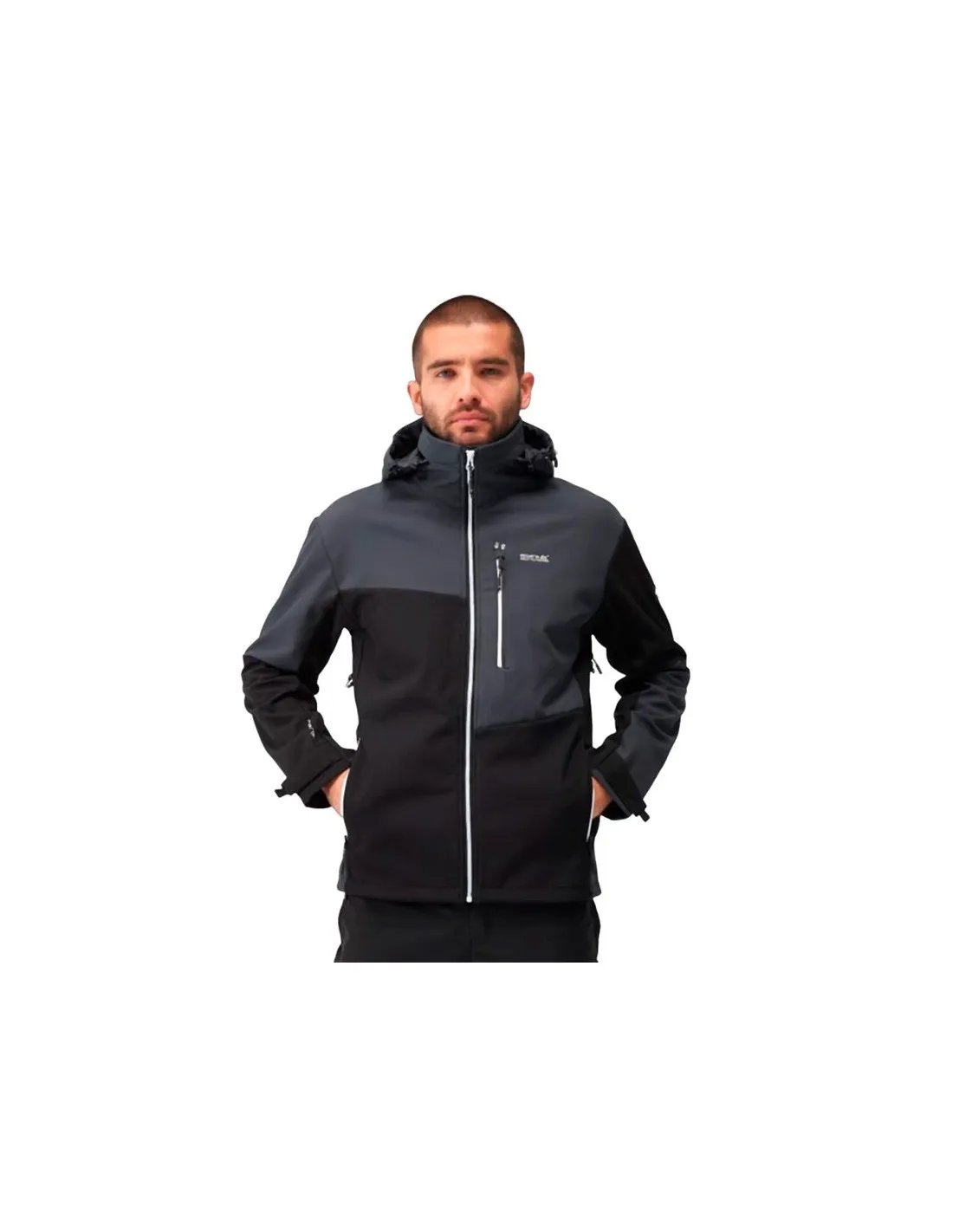 Cortavientos de Montaña Regatta Hewitts IX Black/Ash Hombre