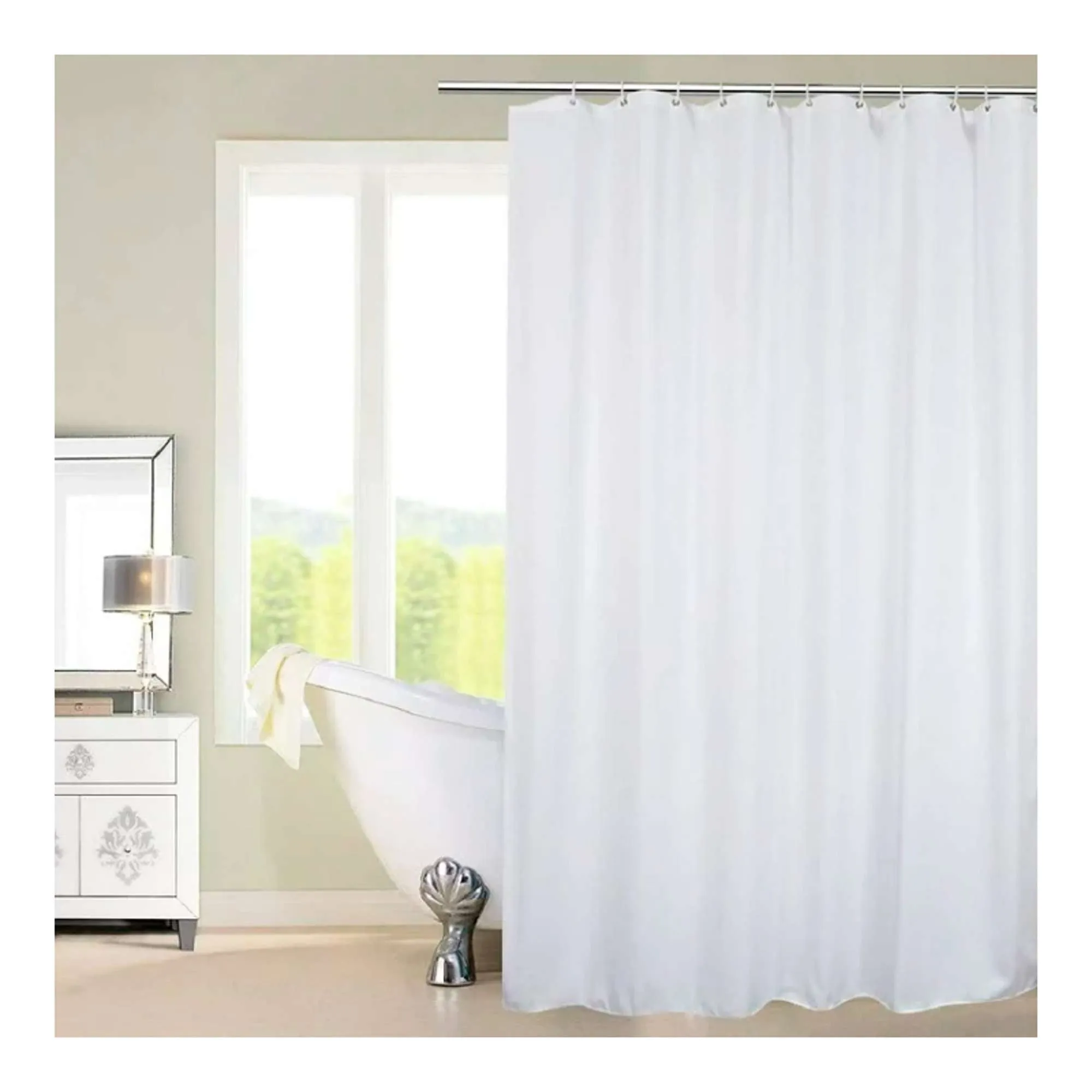 Cortina Plástica de Baño 70x72"