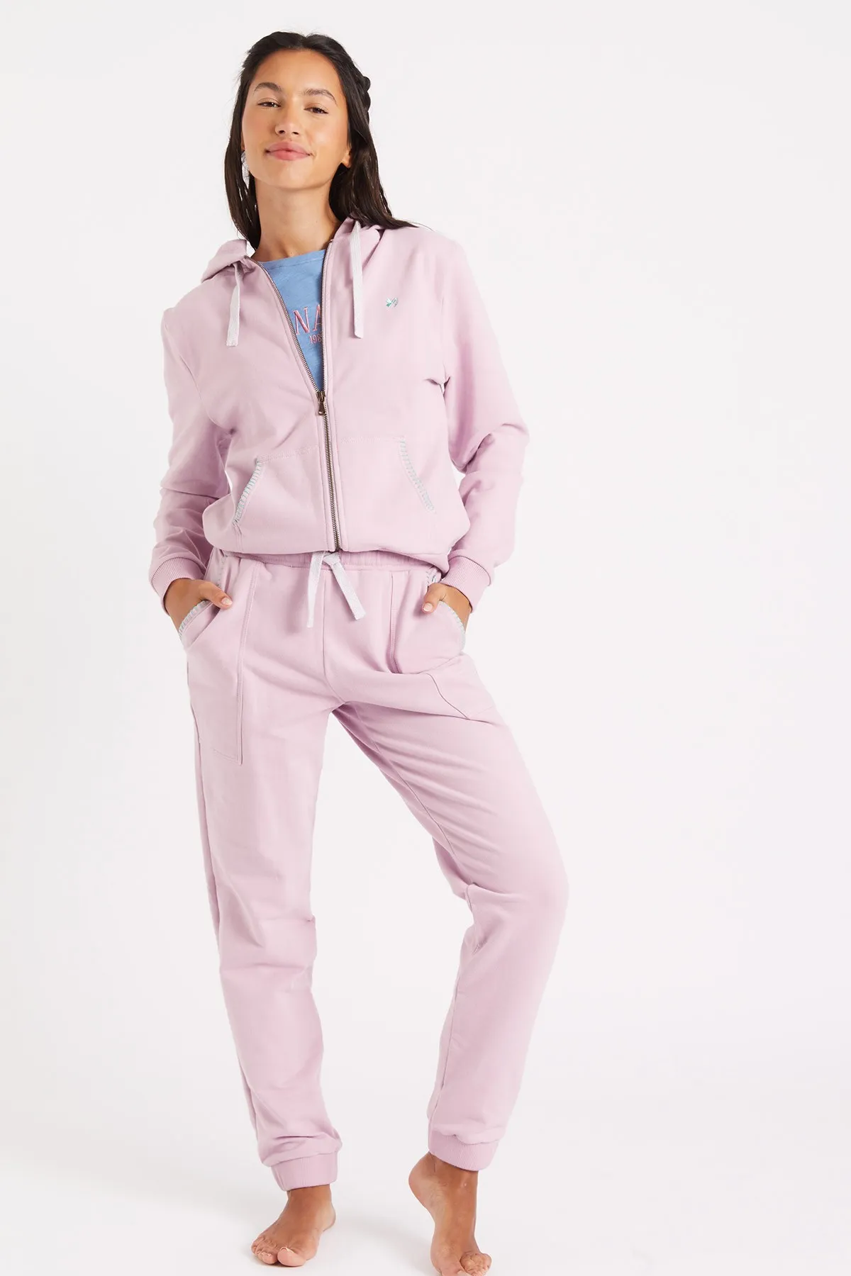 Cozy Modelo lilac joggers