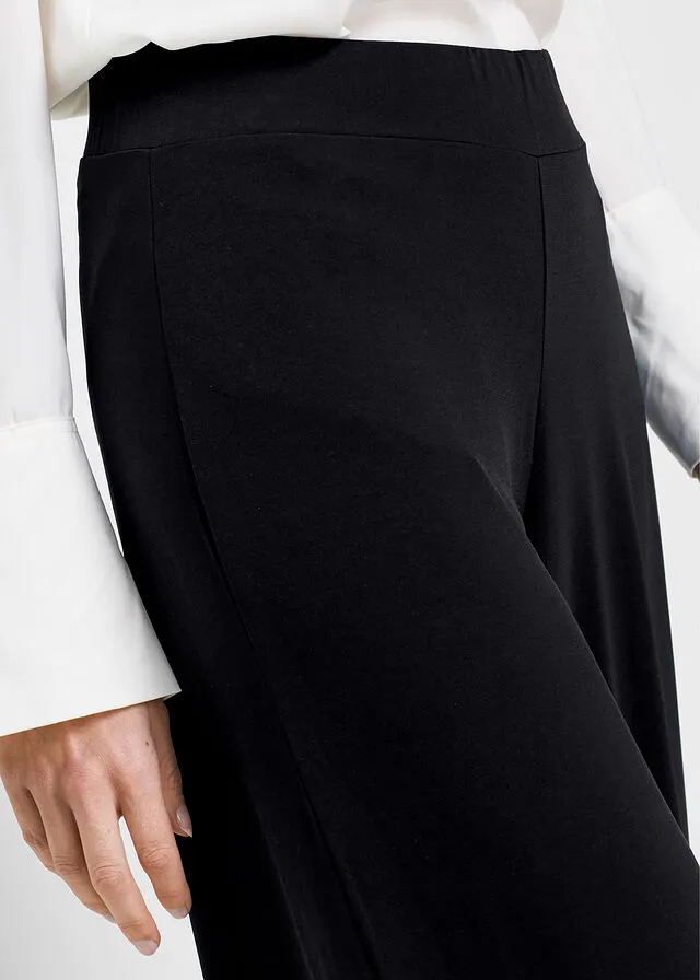 Culotte de punto Negro