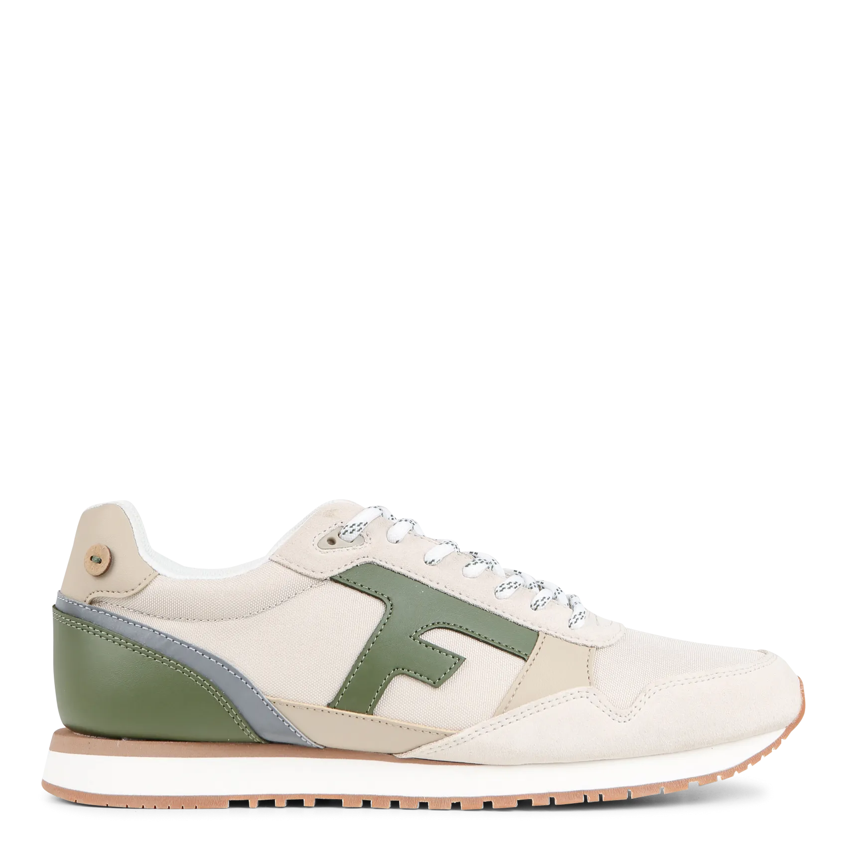 ELM  ZAPATILLAS BAJAS BIMATERIA EN BEIGE