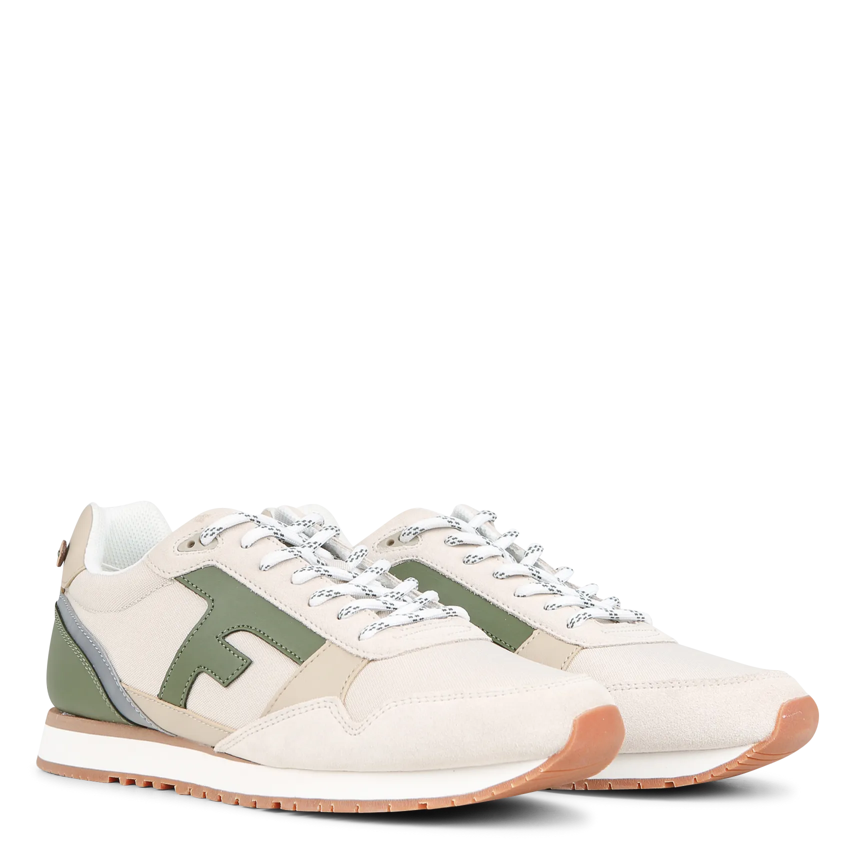 ELM  ZAPATILLAS BAJAS BIMATERIA EN BEIGE