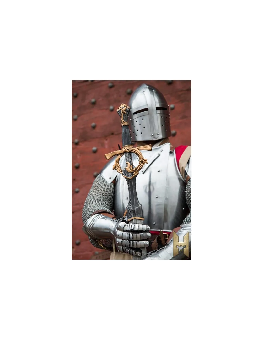 Espada de noble serie Stronghold, dorada