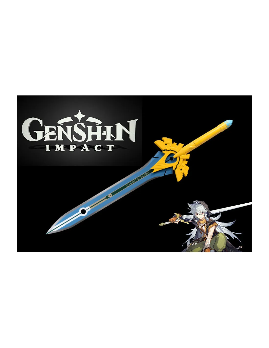 Espada decorativa Skyward Genshin Impact