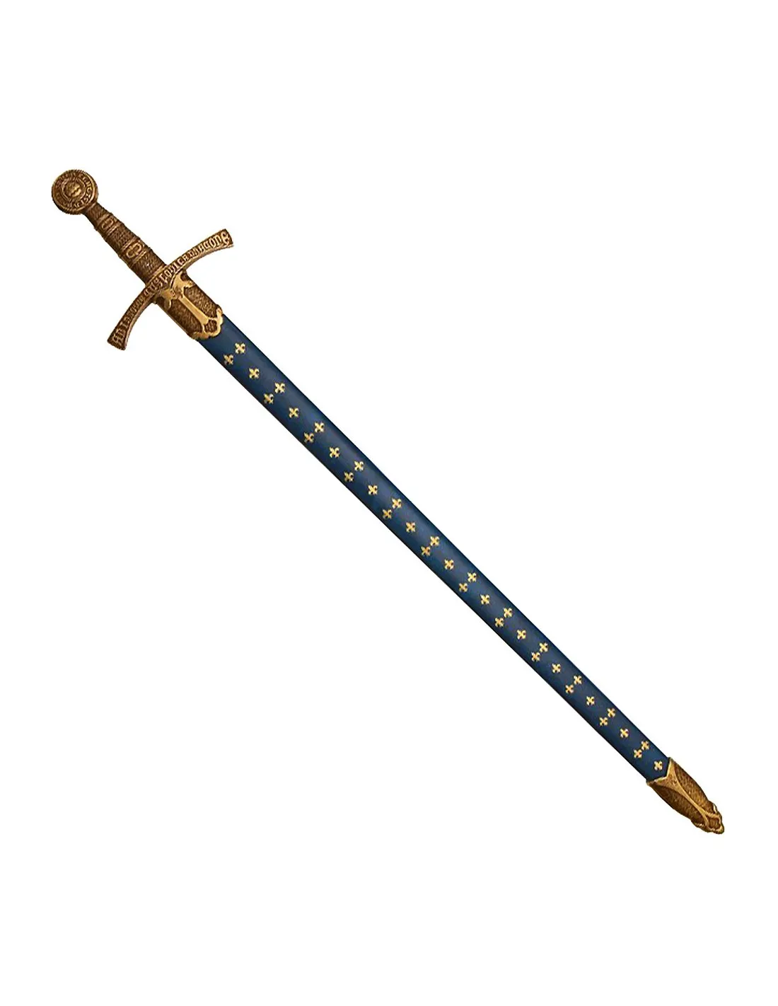 Espada medieval flor de lys, Francia S. XIV