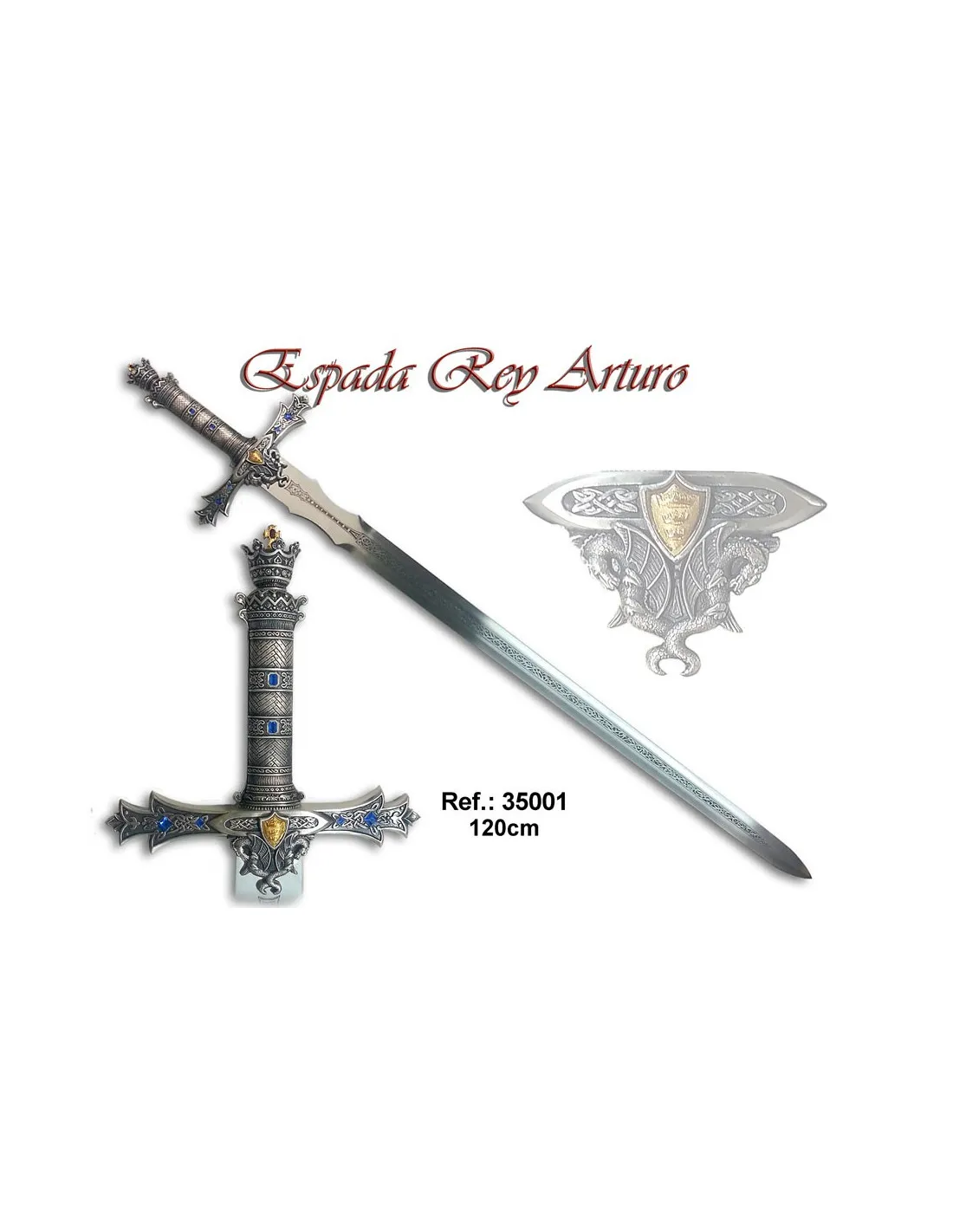 Espada Rey Arturo, 120 cms.