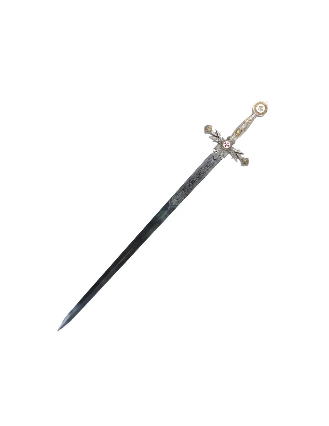 Espada templaria decorada