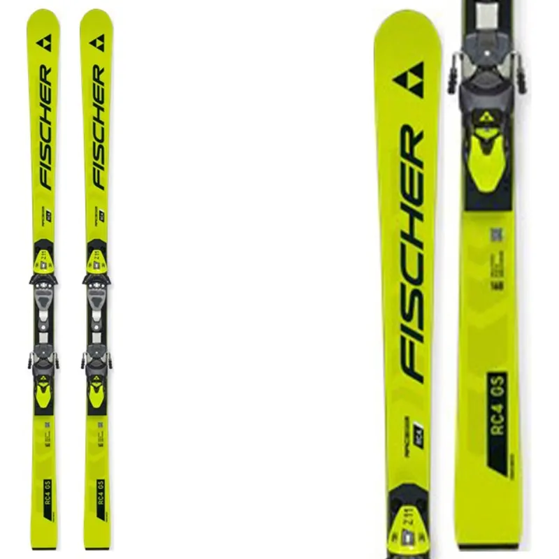 Esquìs Fischer RC4 WC GS JR M plate con fijaciones RC4 FF 11
