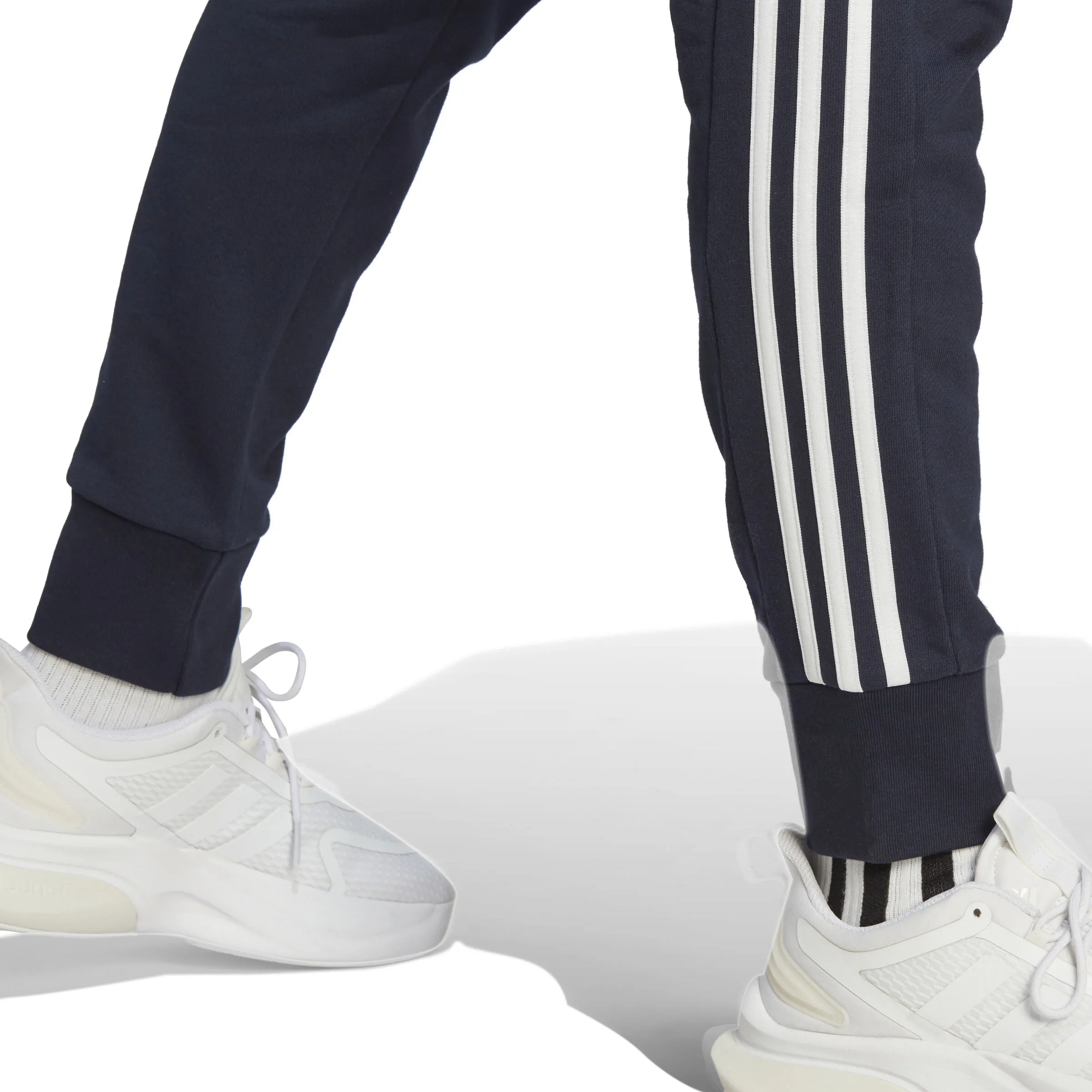 ESSENTIALS FRENCH TERRY TAPERED CUFF 3STRIPES PANTALóN DE ENTRENAMIENTO HOMBRES
