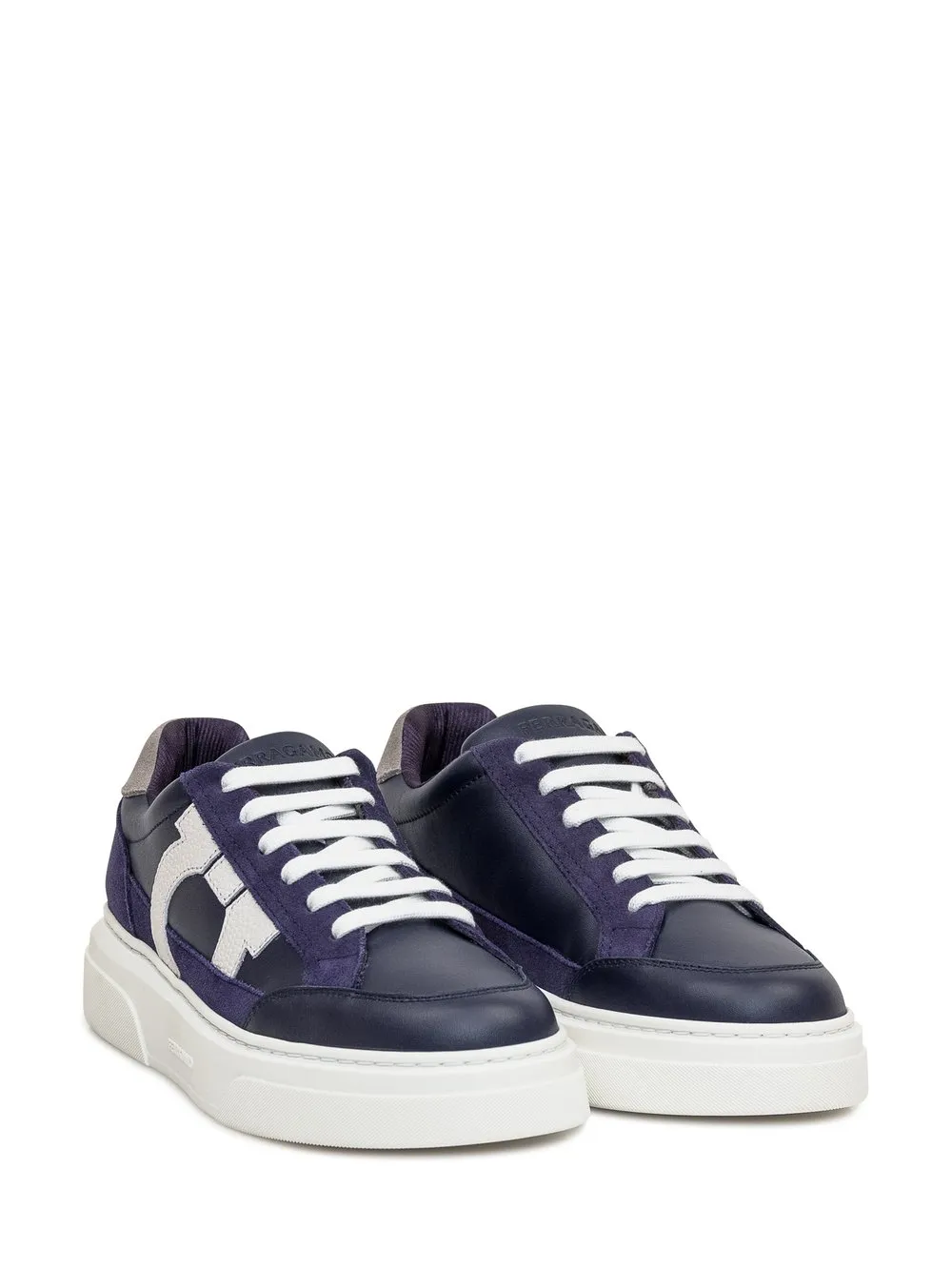 FERRAGAMO LOWTOP SNEAKERS WITH HOOKS