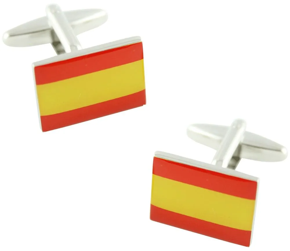 Gemelos para camisa Bandera de España Lisa