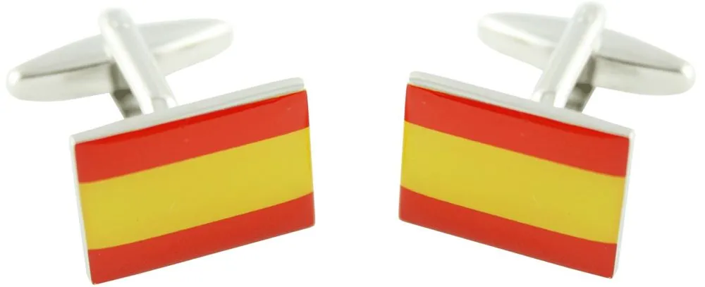 Gemelos para camisa Bandera de España Lisa