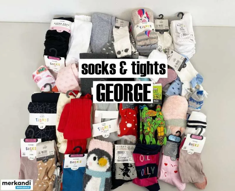 GEORGE mix de calcetines y medias para niños.