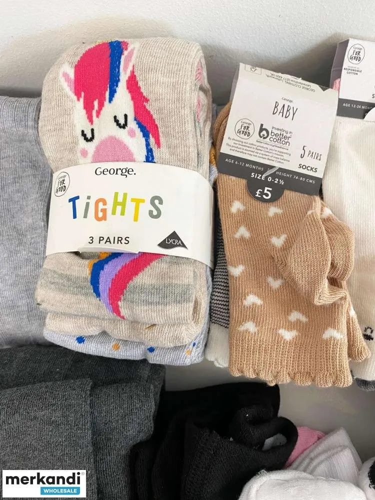 GEORGE mix de calcetines y medias para niños.