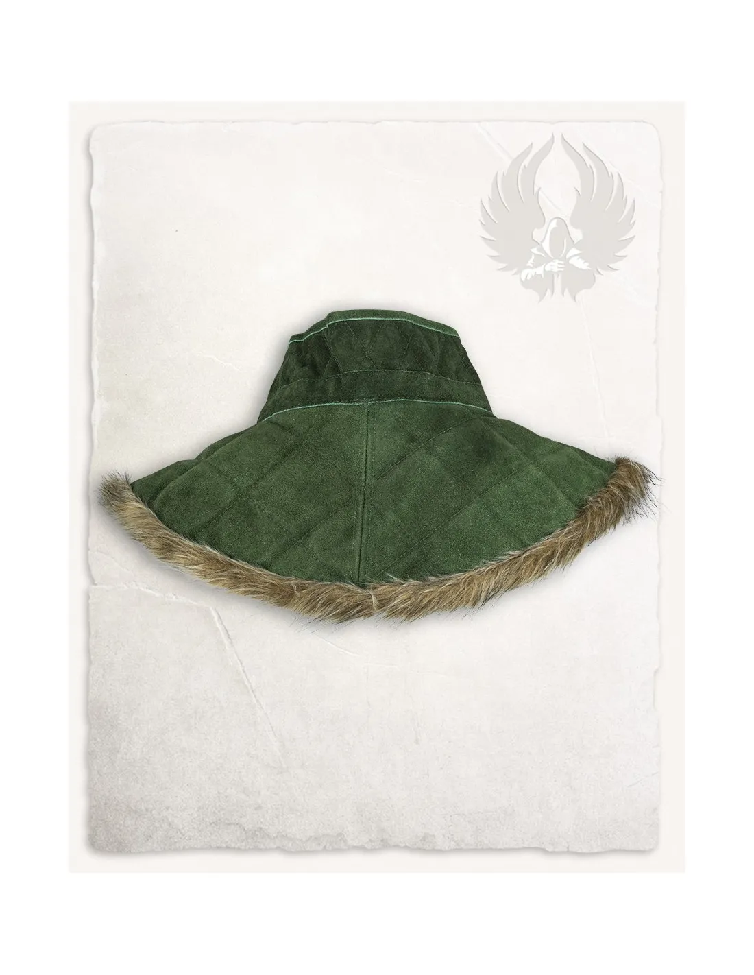 GORJAL MEDIEVAL NIMUE EN ANTE  VERDE OLIVA