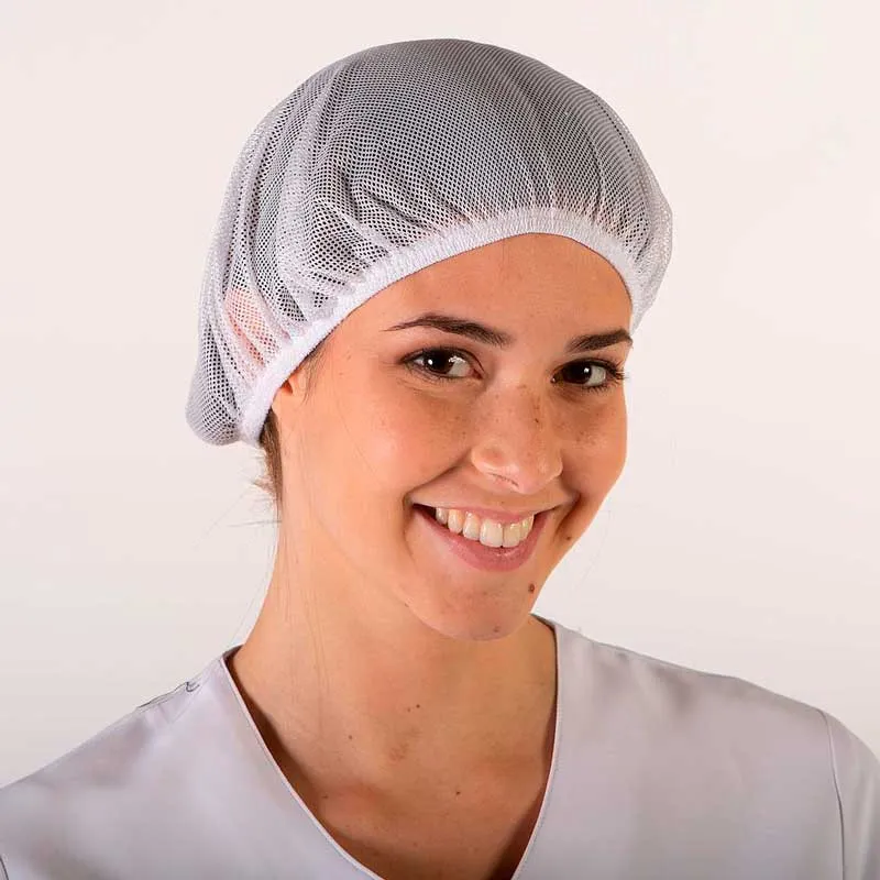 GORRO DE REJILLA BLANCO PACK DE 10 UDS  GARY'S