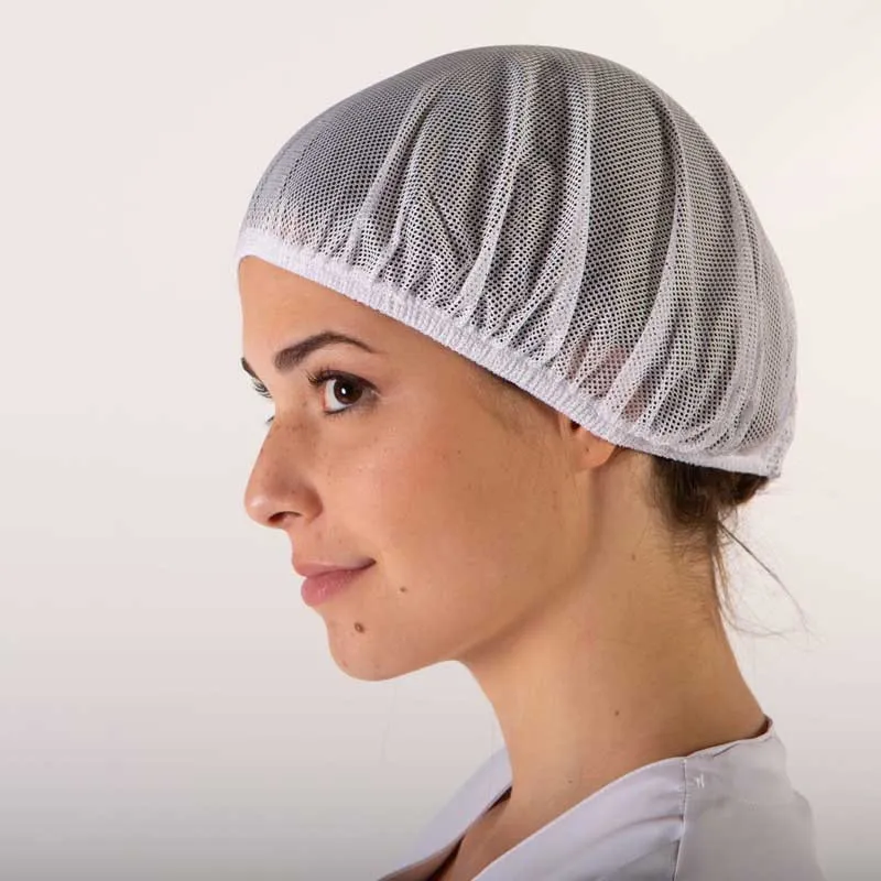 GORRO DE REJILLA BLANCO PACK DE 10 UDS  GARY'S