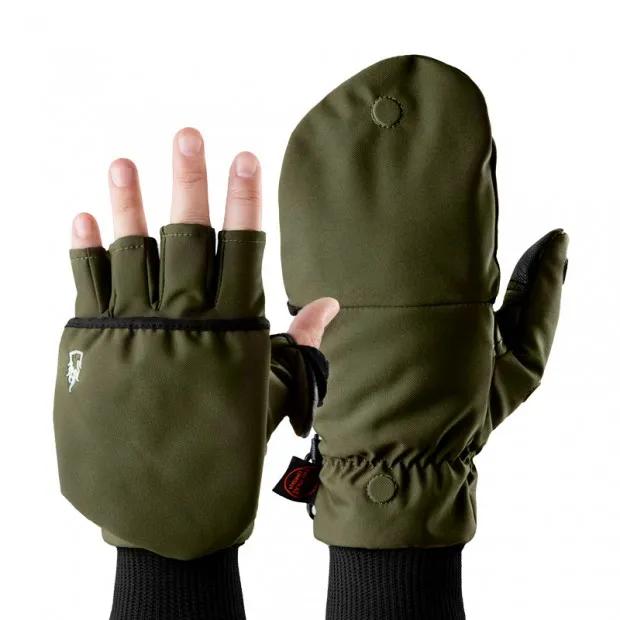 GUANTES CON SOLAPA THE HEAT COMPANY HEAT 2 SOFTSHELL
