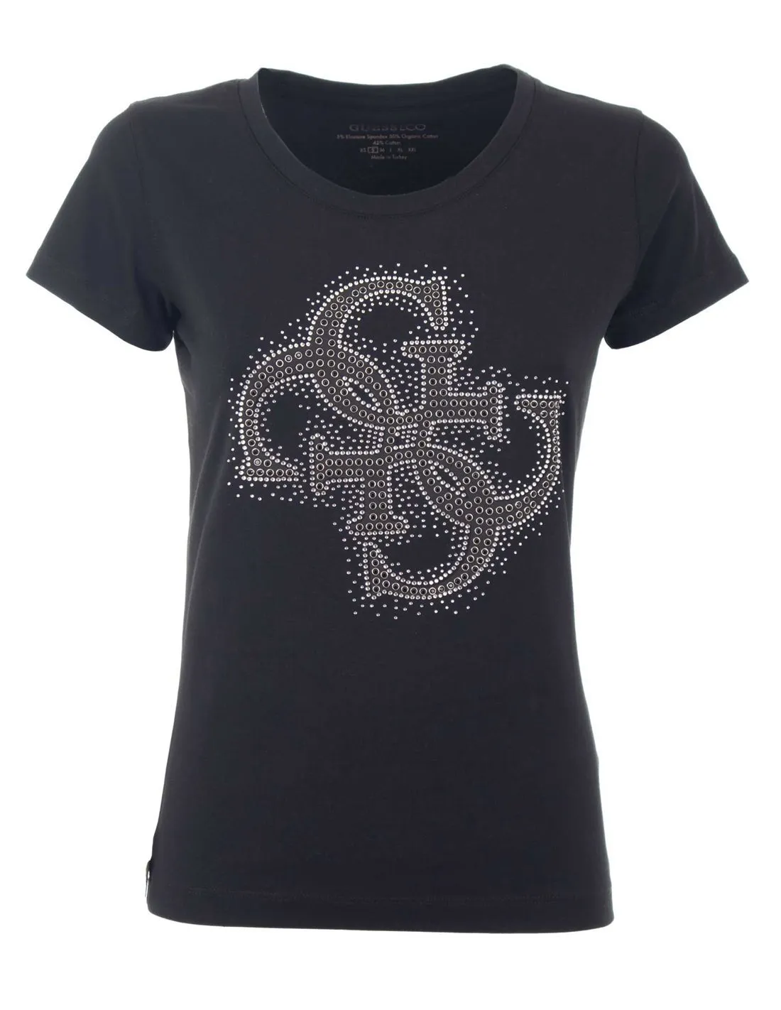 GUESS  CAMISETA NEGRA W4YI37J1314 MUJER