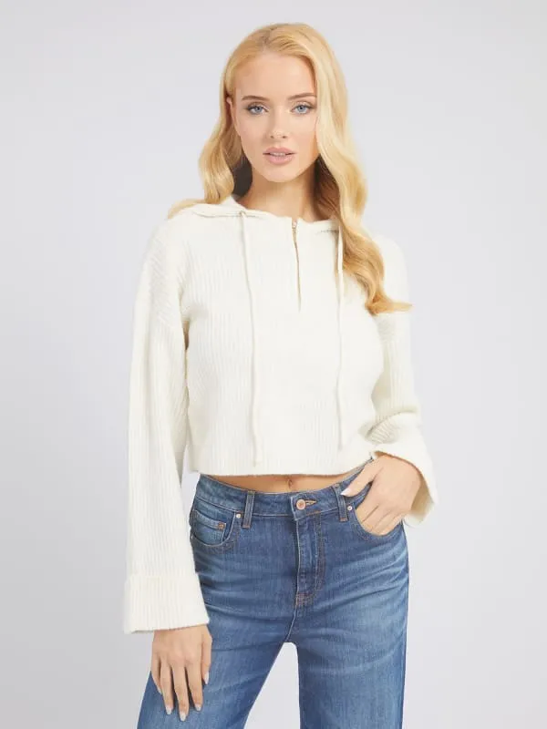 GUESS Hooded Zip Sweater