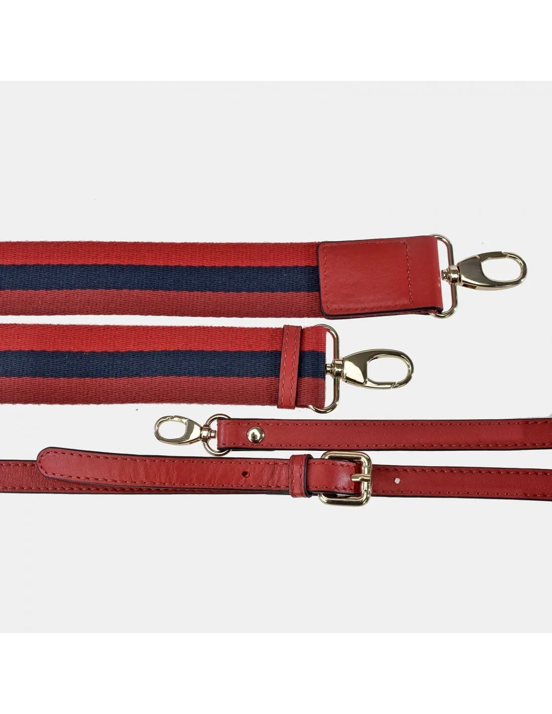 GUY LAROCHE Bolso de mano con dos bandoleras para mujer en piel con cremalleras