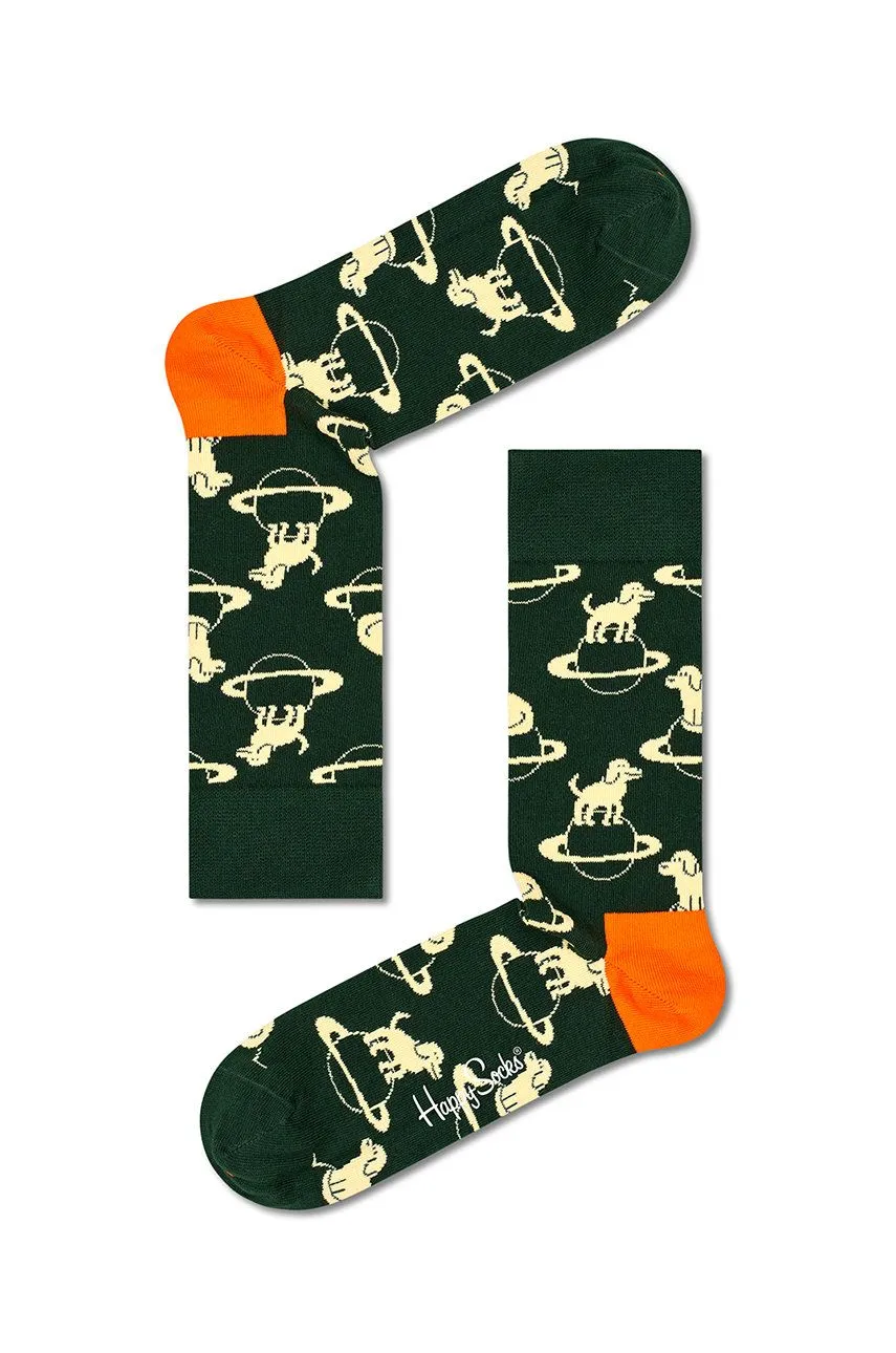 Happy Socks Space Dog Crew Socks