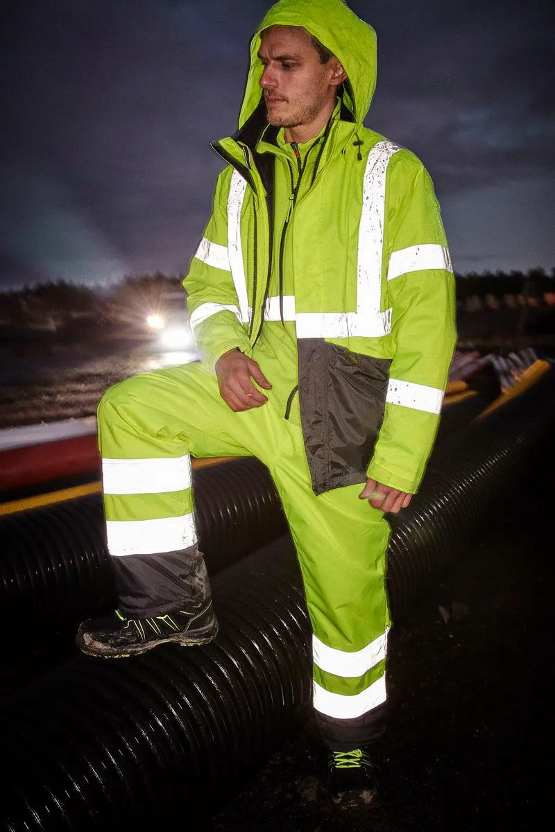 HELLY HANSEN WORKWEAR ADDVIS FLEECE JACKET HIVI