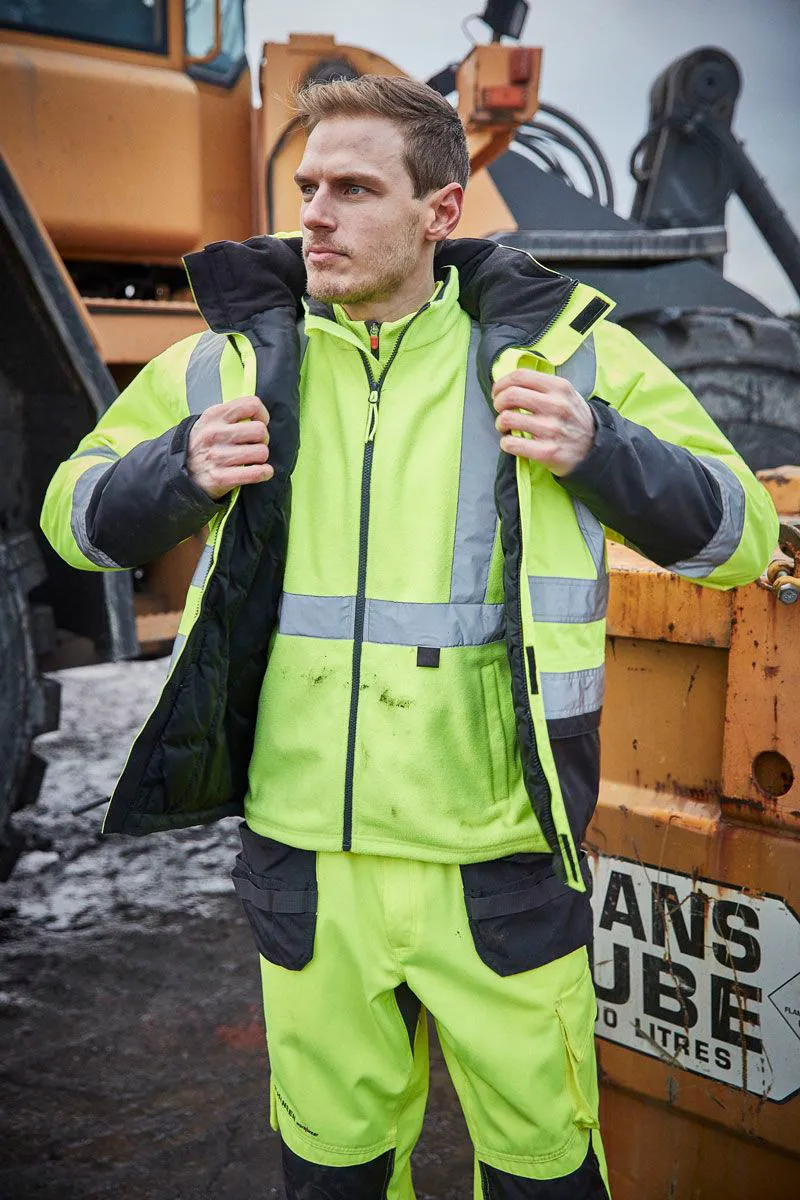 HELLY HANSEN WORKWEAR ADDVIS FLEECE JACKET HIVI