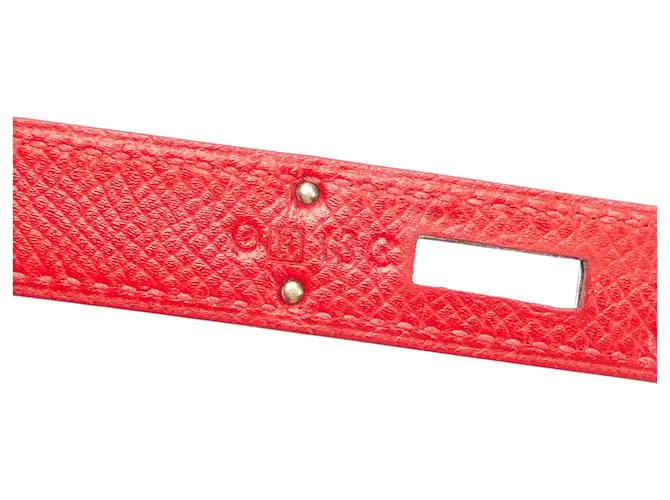 Hermès Kelly 32 Bandera Sellier Roja 