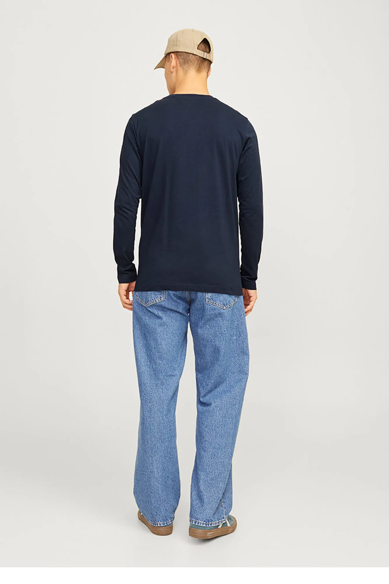 Jack & Jones Camiseta estándar fit manga larga