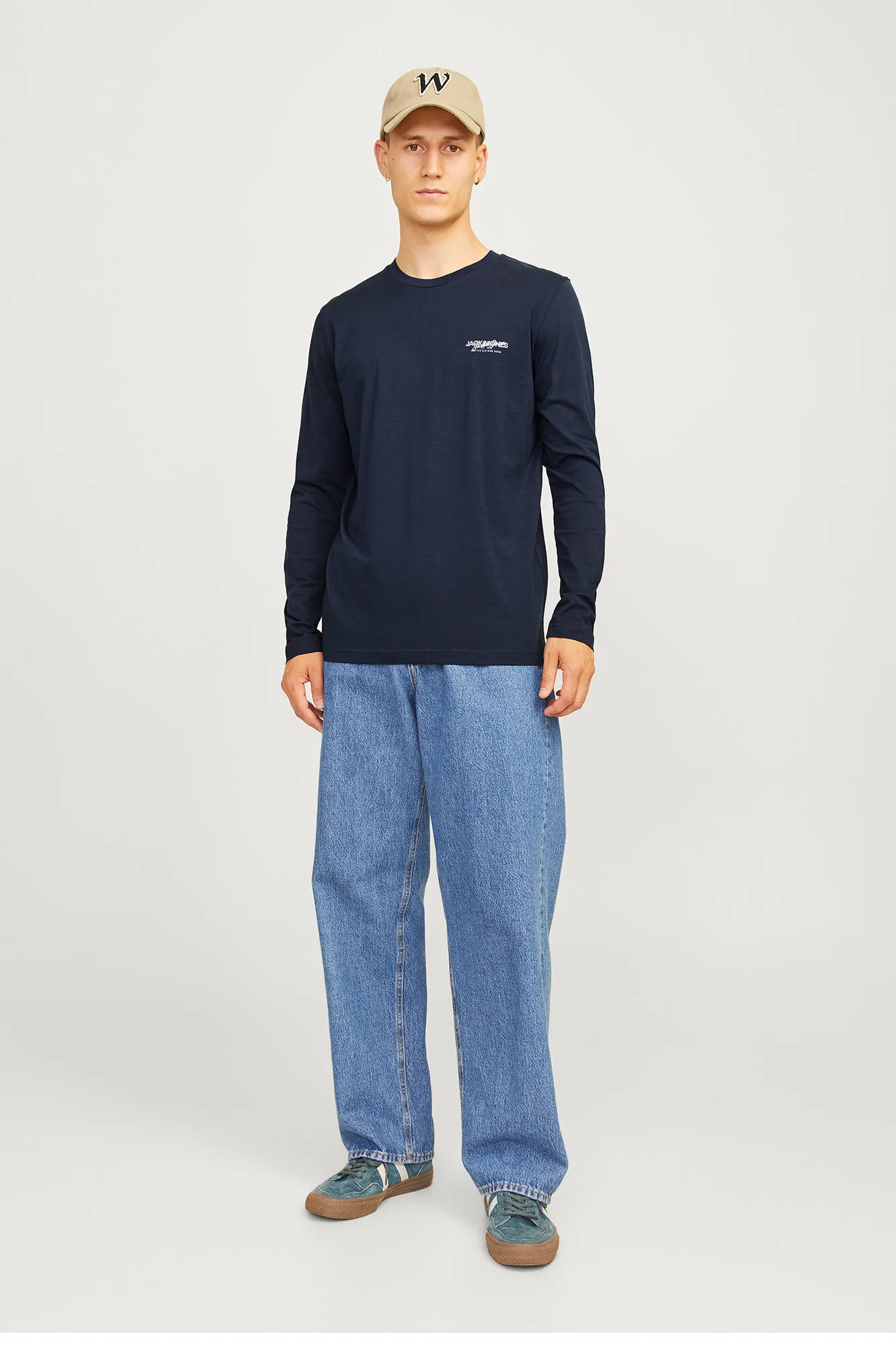 Jack & Jones Camiseta estándar fit manga larga