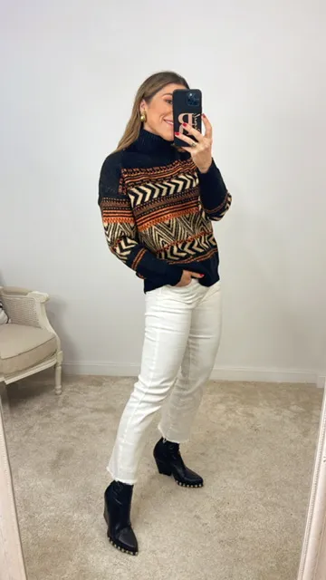 Jeans Flare Basic Blanco