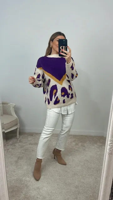 Jeans Flare Basic Blanco