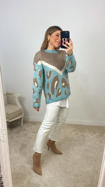 Jeans Flare Basic Blanco
