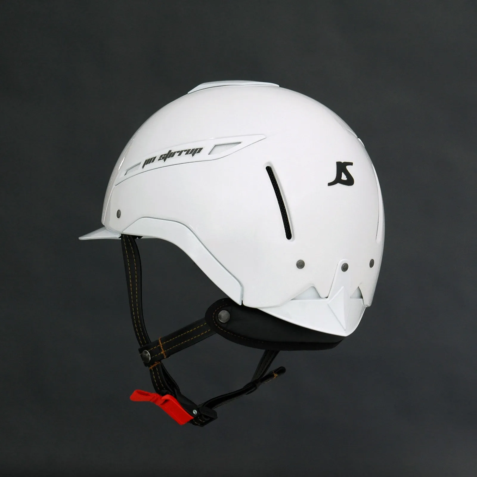 Jin Stirrup Casco de Equitación Icona Fibra de Vidrio