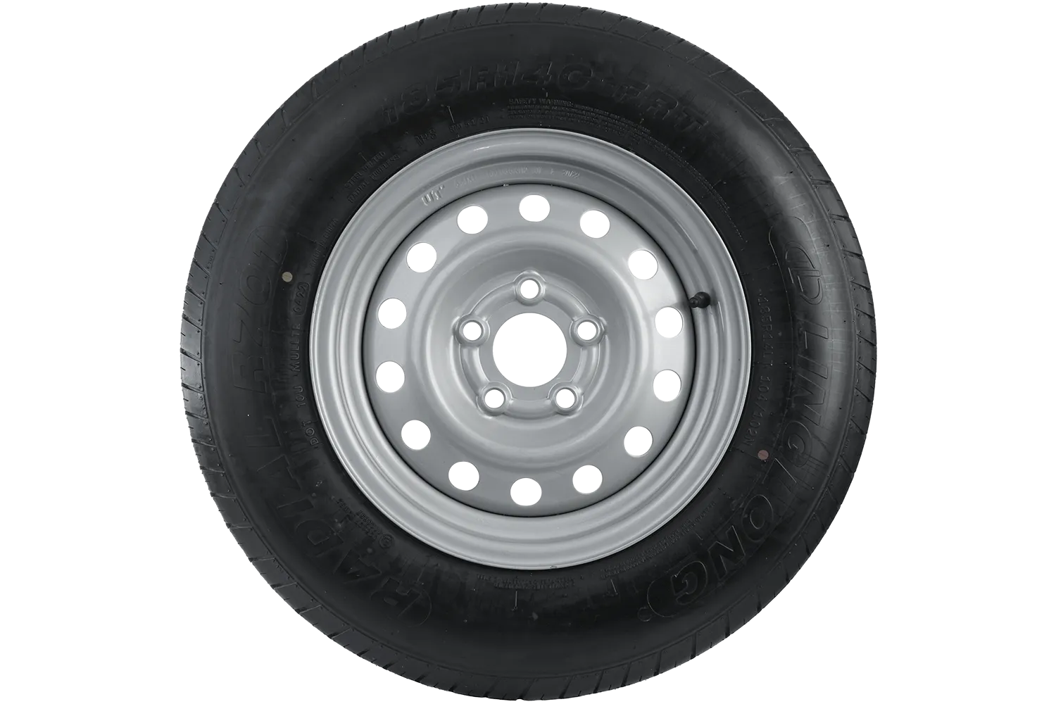 Juego de dos ruedas reforzadas para remolque LINGLONG TIRE 185/80 R14C 104/102N UNITRAILER RIM 5.5Jx14"H2 5x112 ET:30