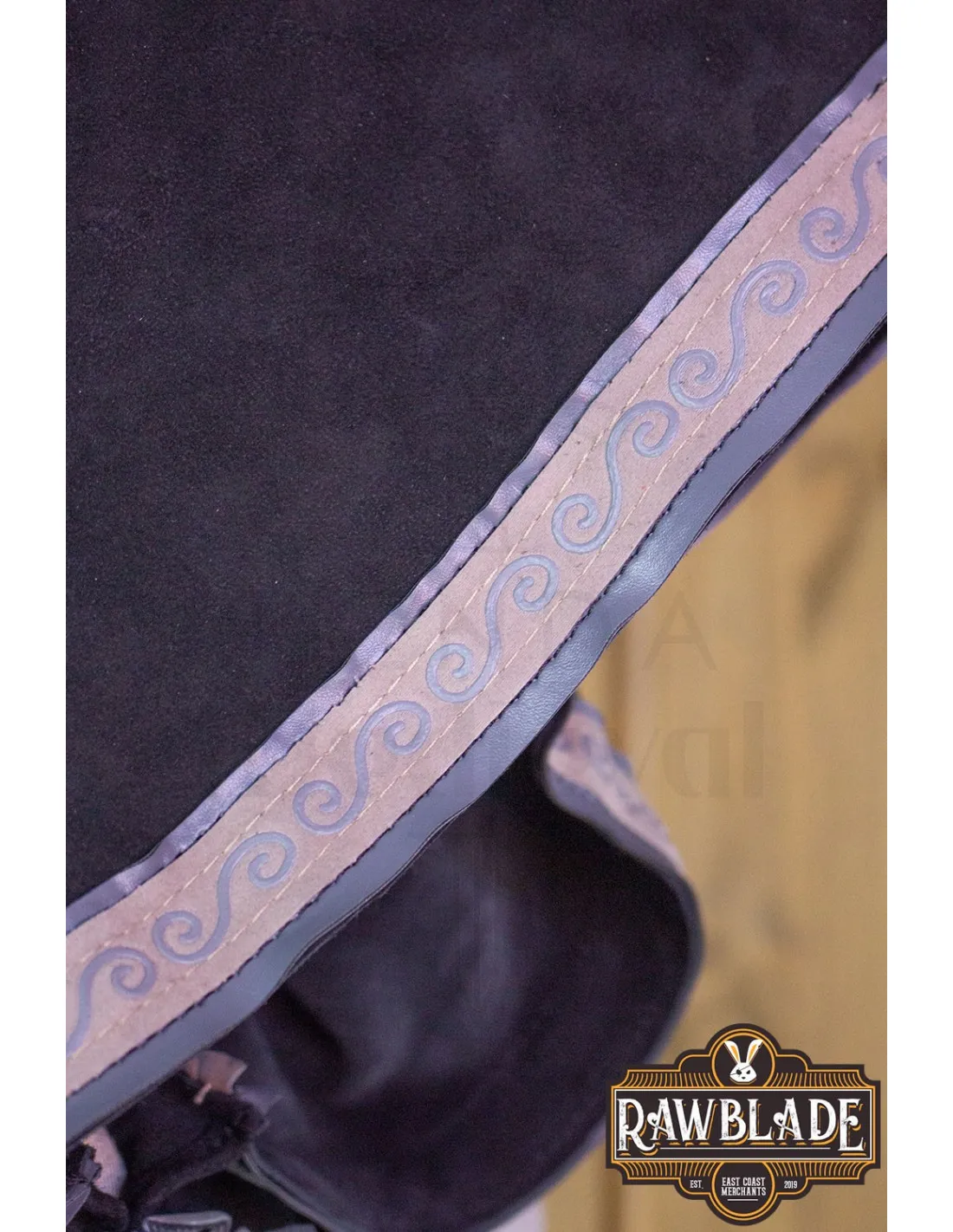 JUSTILLO MEDIEVAL DE CUERO MODELO KARANTHIR, NEGROGRIS