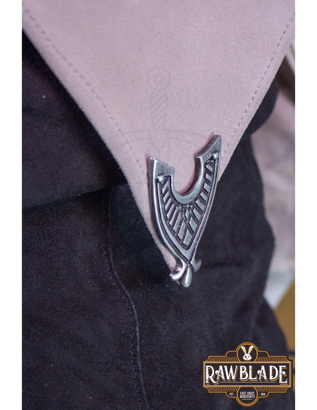 JUSTILLO MEDIEVAL DE CUERO MODELO KARANTHIR, NEGROGRIS